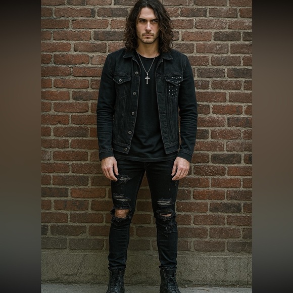 Waimea Black Wash Denim Skinny Stretch Fit Jeans 30 - Picture 1 of 8